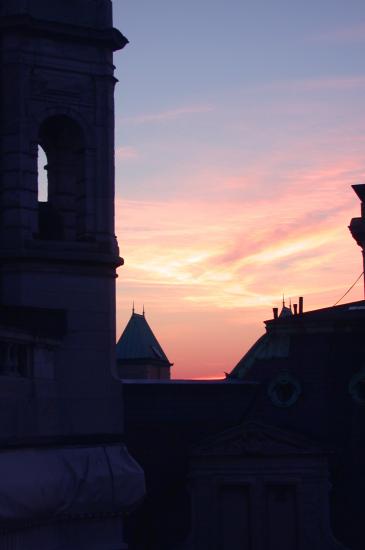 This North East view from the roof of the Muhlenberg building