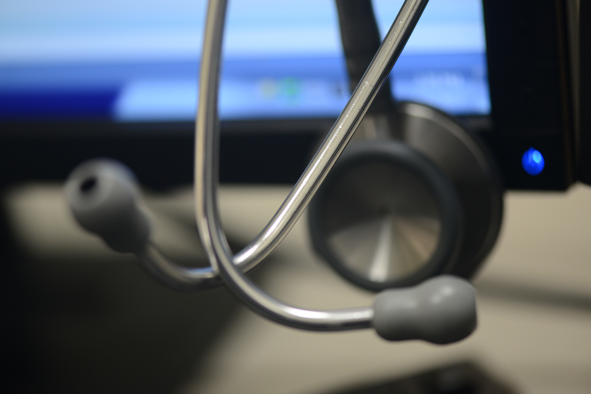 Electronic Medical Record and Stethoscope