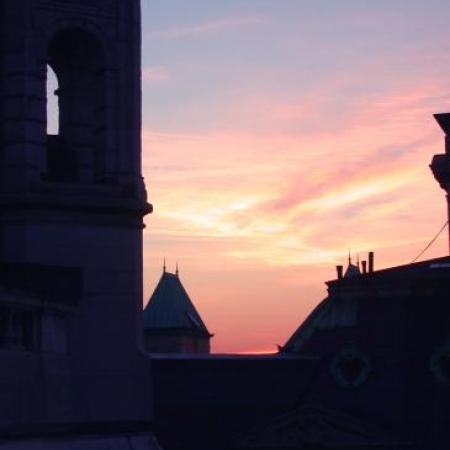 This North East view from the roof of the Muhlenberg building