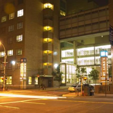 The Babcock entrance of St. Luke's Hospital